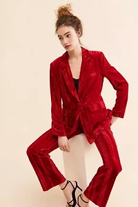 Steve Madden Imann Crushed Velvet Pants