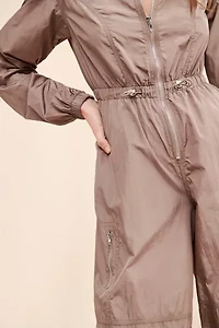 Rare London Long Sleeve Parachute Jumpsuit