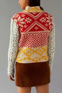 BDG Rian Lace-Up Sweater