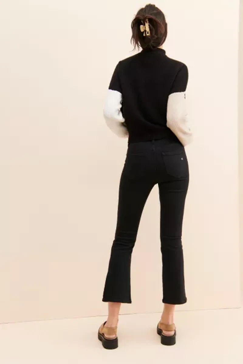 Hidden Jeans Utility Crop Flare