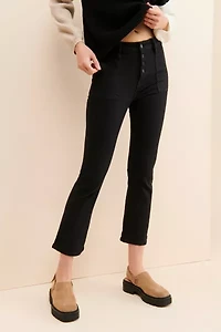 Hidden Jeans Utility Crop Flare
