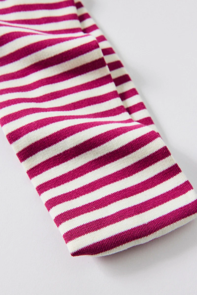 Evie Striped Headwrap Wide Headband
