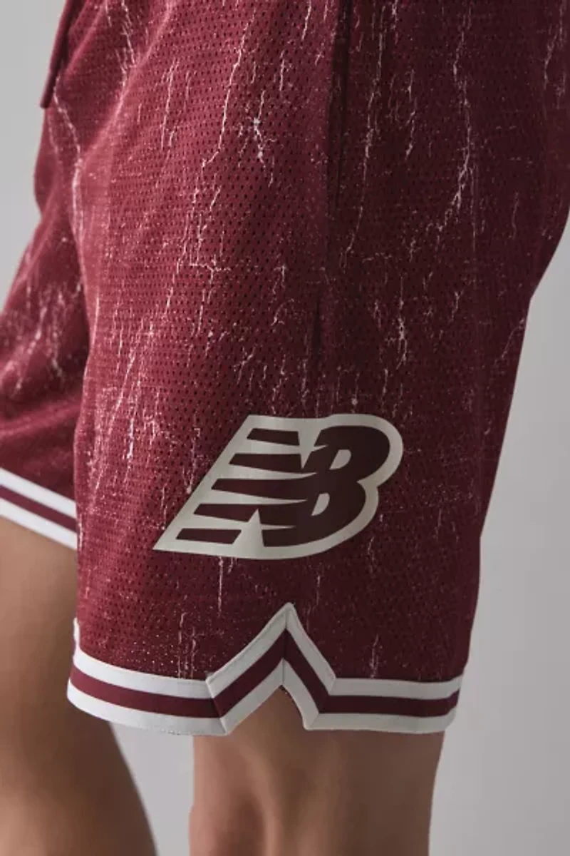 New Balance Game Printed Basketball Short