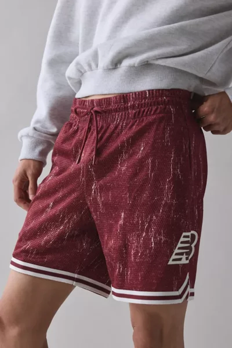 New Balance Game Printed Basketball Short
