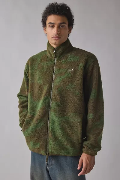 New Balance Printed Hi-Pile Fleece Jacket