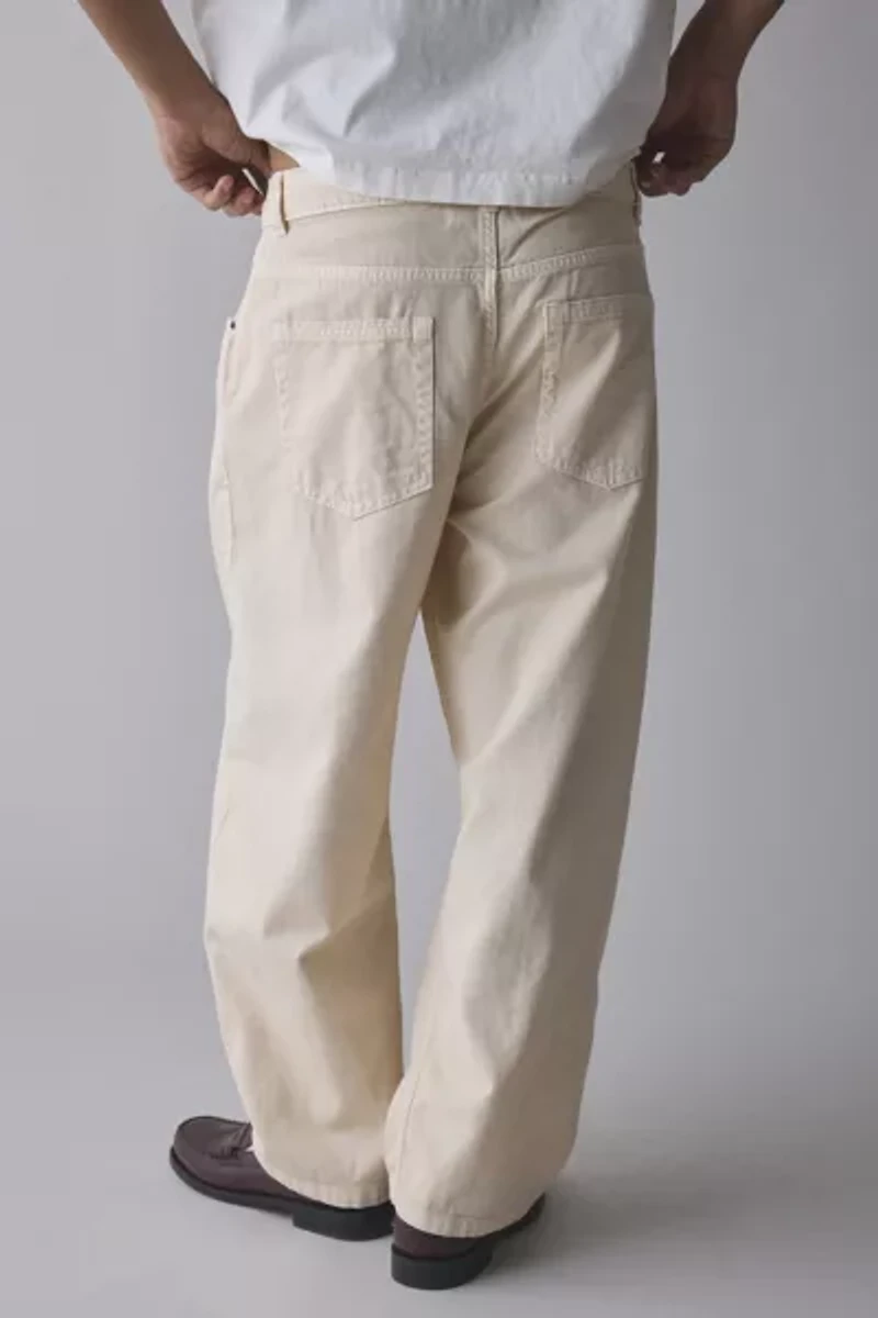 BDG Twill 5-Pocket Pleated Chino