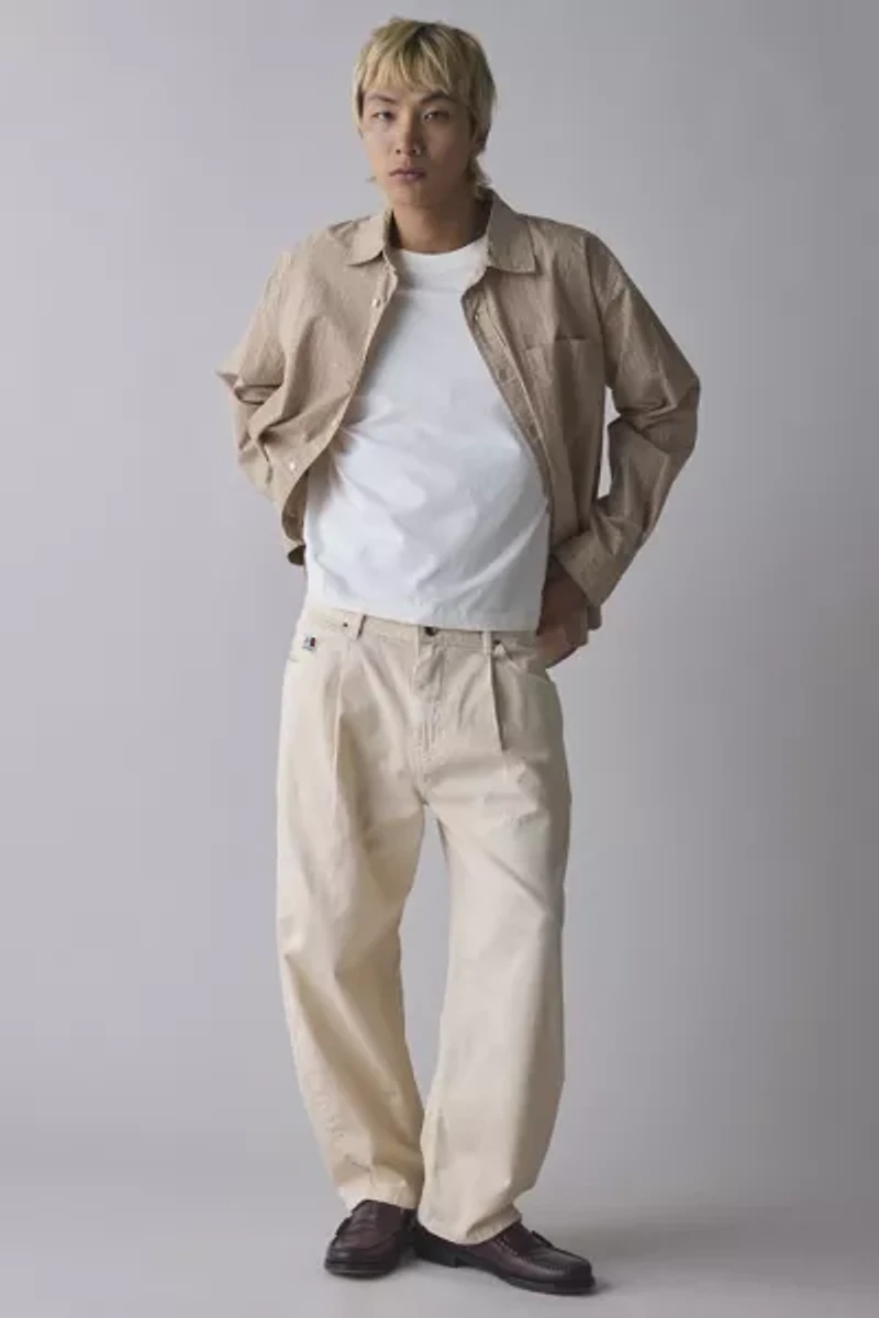 BDG Twill 5-Pocket Pleated Chino