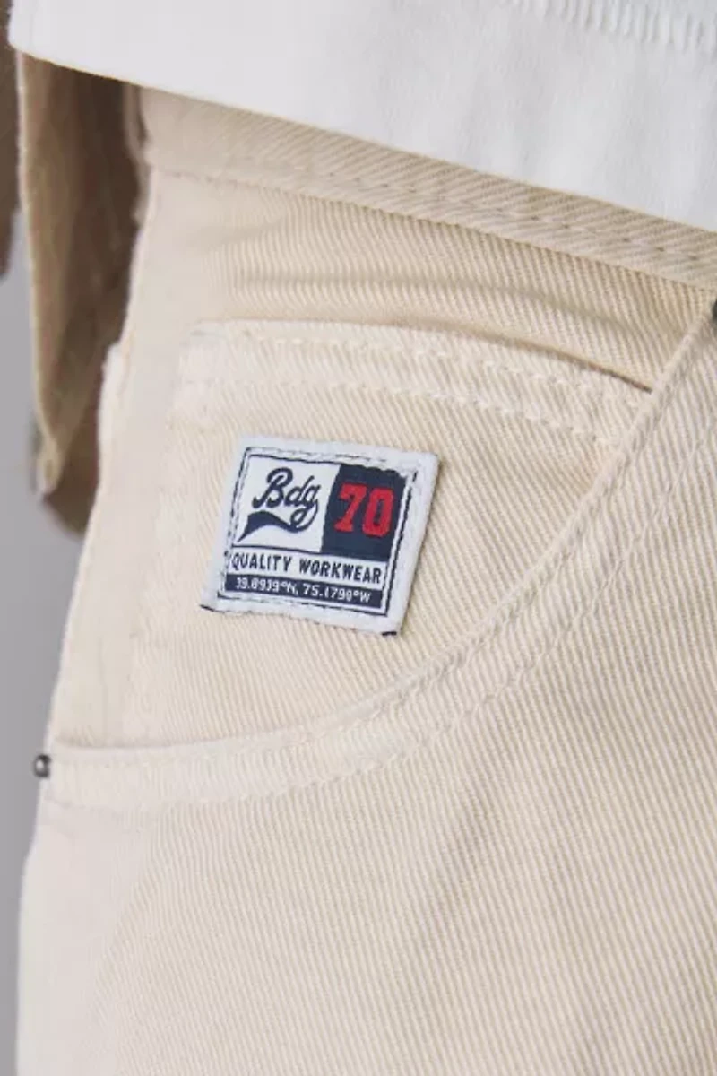 BDG Twill 5-Pocket Pleated Chino
