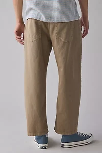 BDG Twill 5-Pocket Pleated Chino
