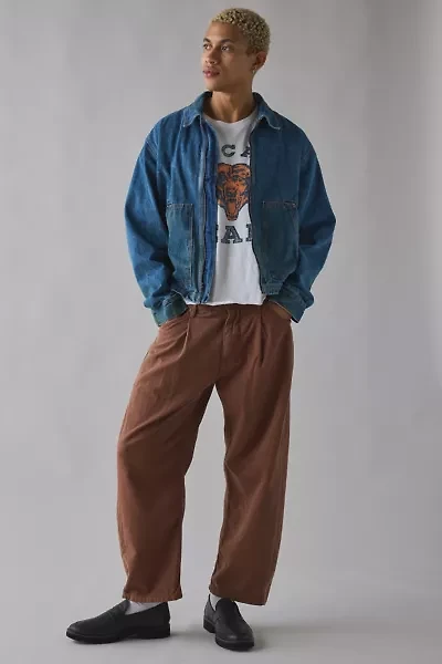 BDG Twill 5-Pocket Pleated Dad Chino