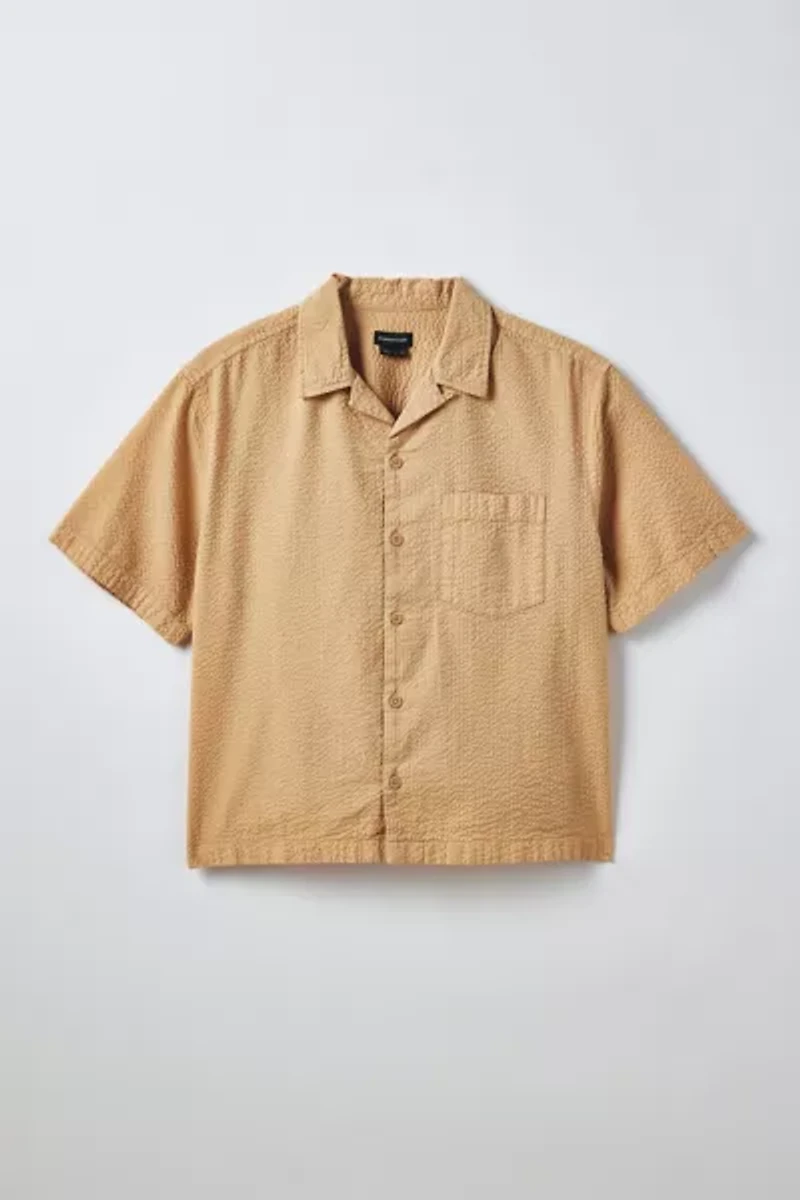 Standard Cloth Liam Textured Seersucker Shirt