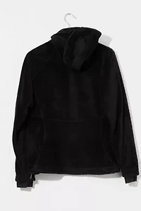 Vintage Y2K Mountain Hardwear Black Hooded Zipper Fleece