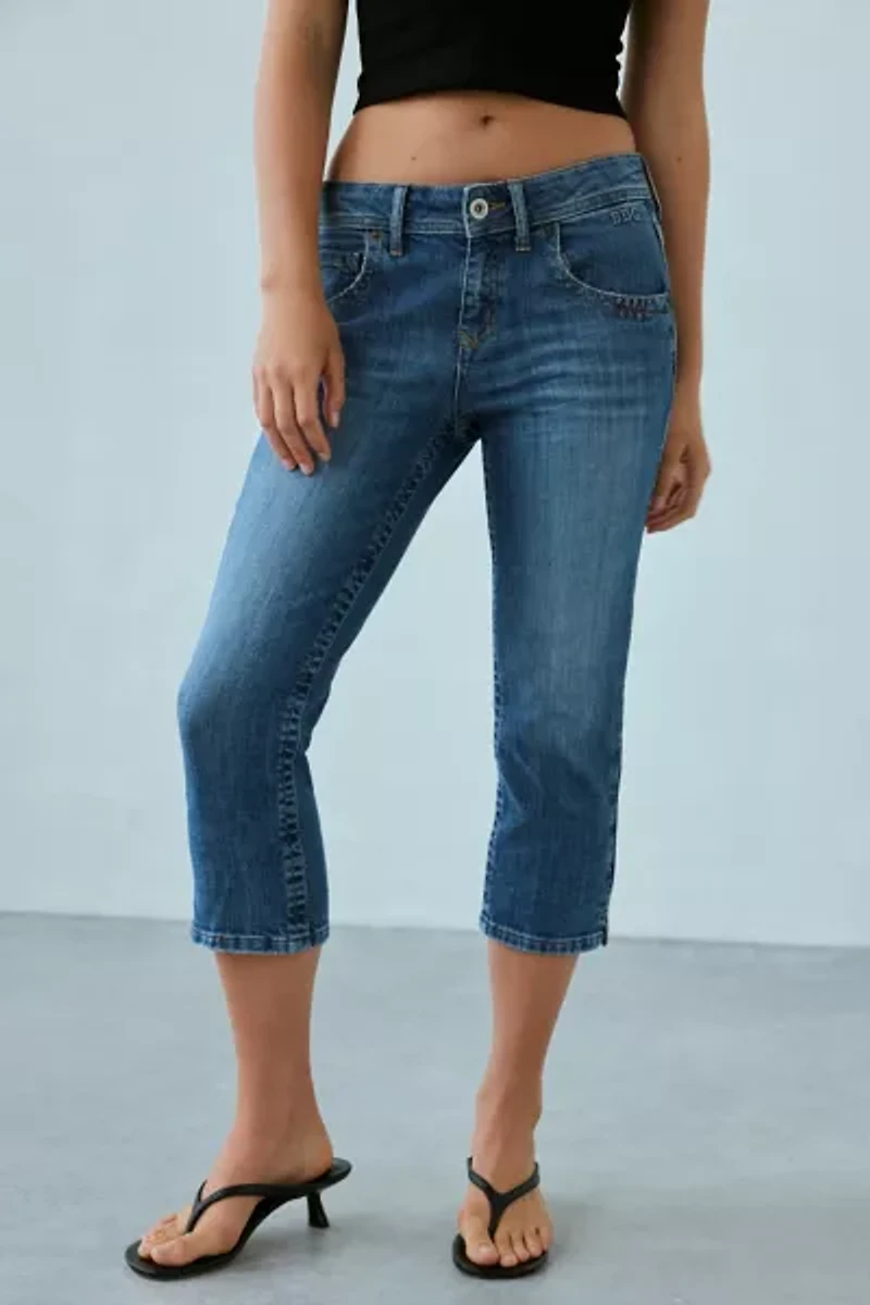 BDG Cleo Low-Rise Straight Denim Capri Jean
