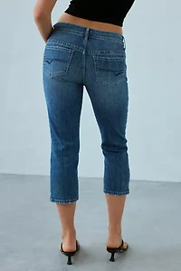 BDG Cleo Low-Rise Straight Denim Capri Jean