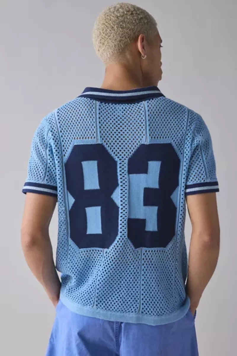 UO Mylo Short Sleeve Jersey Sweater