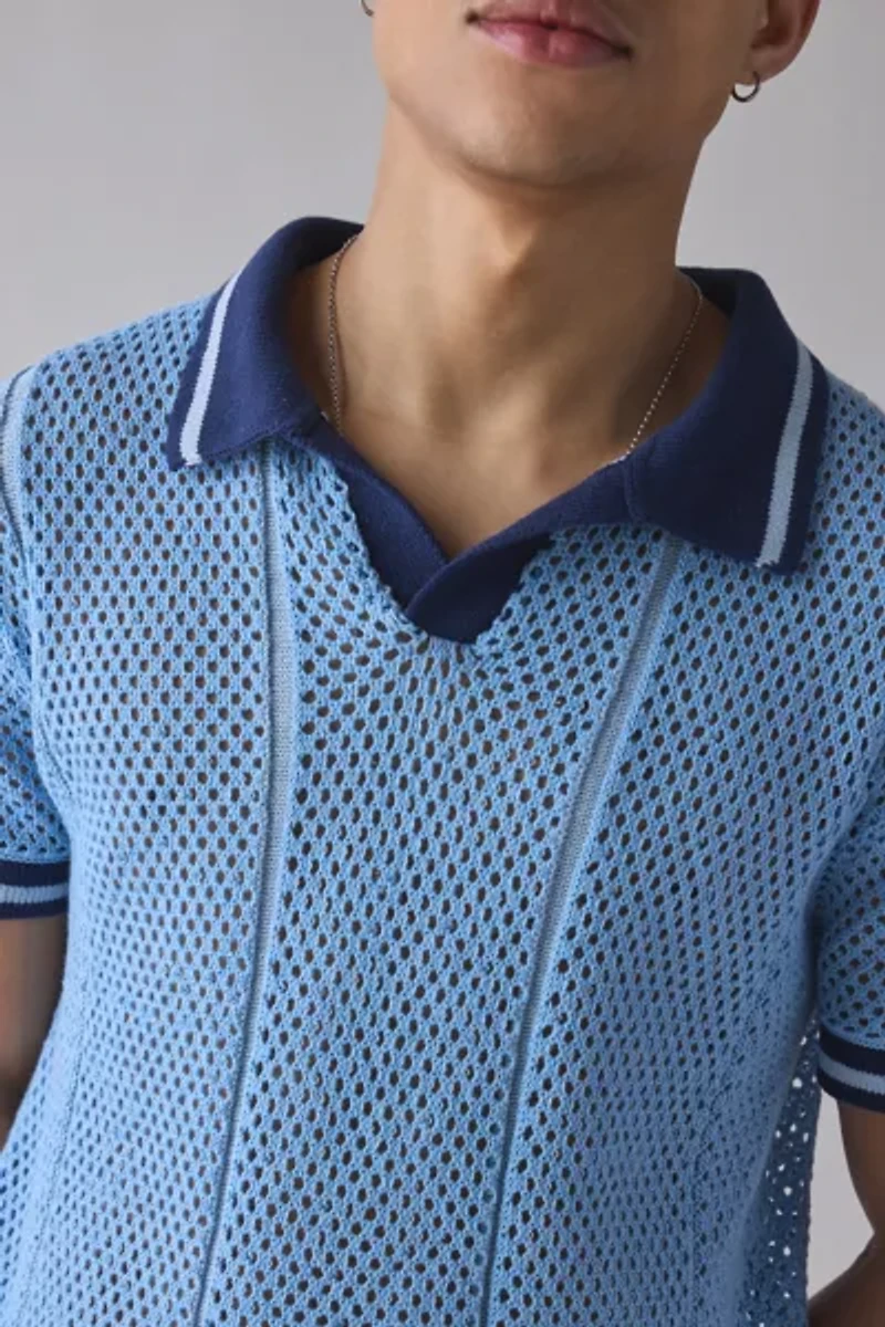UO Mylo Short Sleeve Jersey Sweater