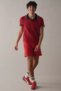 UO Mylo Short Sleeve Jersey Sweater