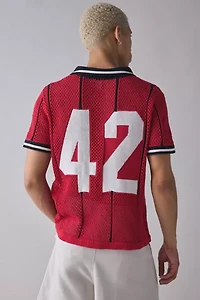 UO Mylo Short Sleeve Jersey Sweater