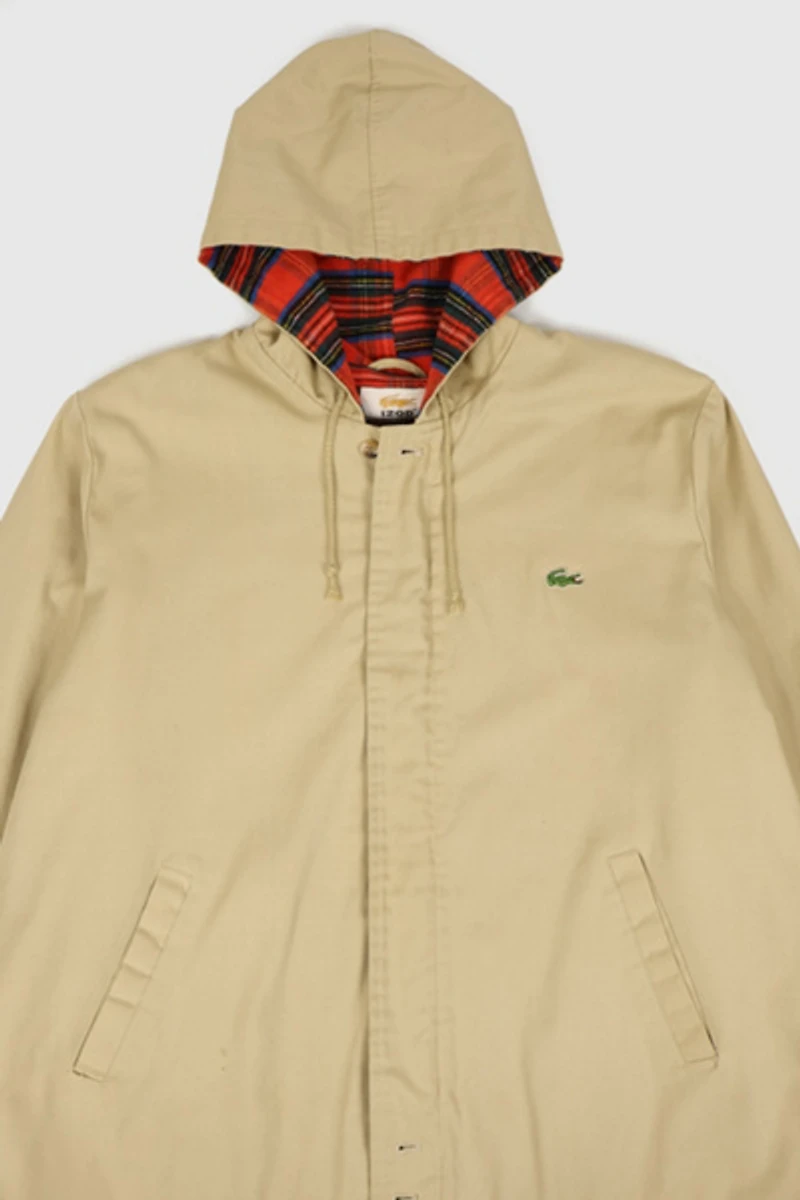 Vintage Lacoste Full Zip Hooded Jacket
