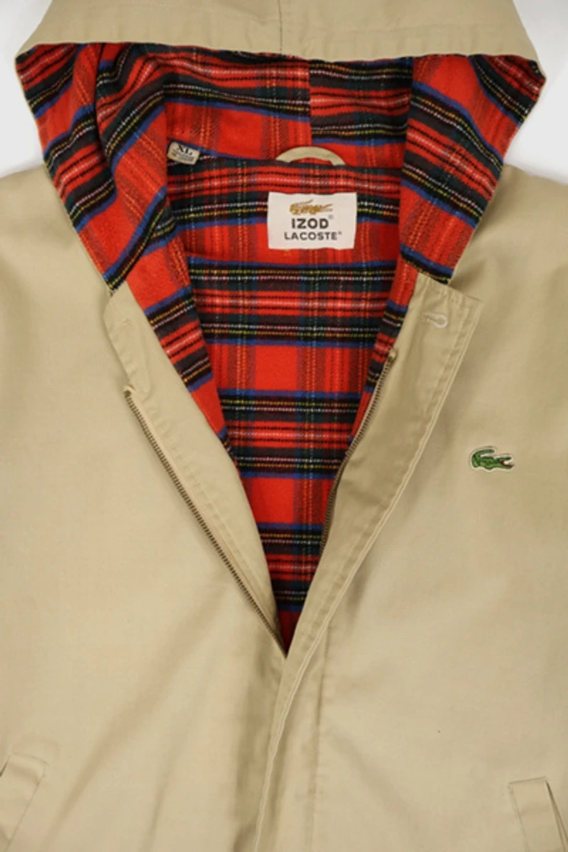 Vintage Lacoste Full Zip Hooded Jacket