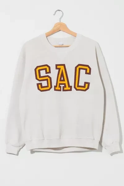 Vintage 1980s Distressed SAC Graphic Sweatshirt