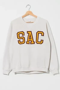 Vintage 1980s Distressed SAC Graphic Sweatshirt