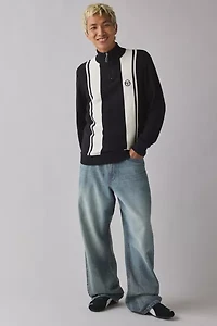 Sergio Tacchini Young Line Knit Polo Sweater