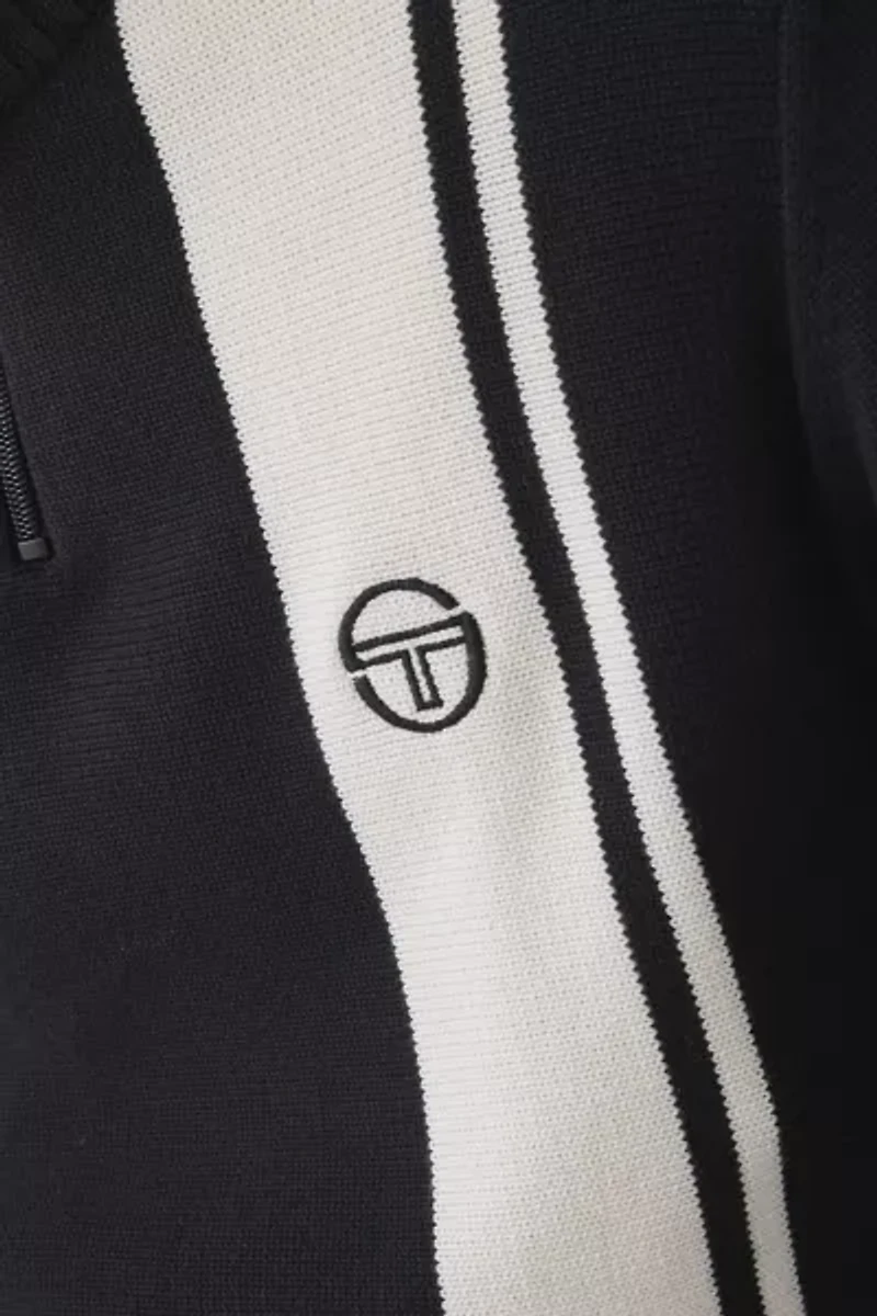 Sergio Tacchini Young Line Knit Polo Sweater