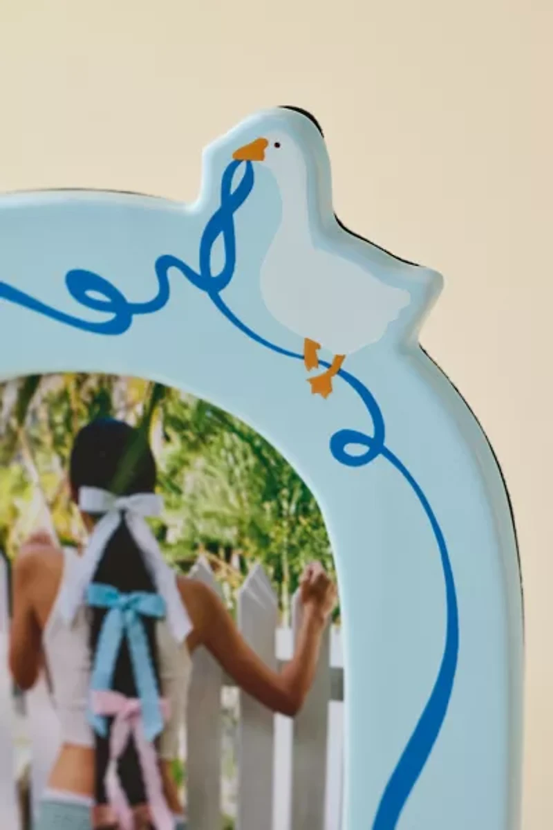 Silly Goose Ceramic 3.6” X 5.6” Arch Picture Frame