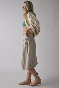 Out From Under Cabot Cotton Gauze Side-Tie Jort