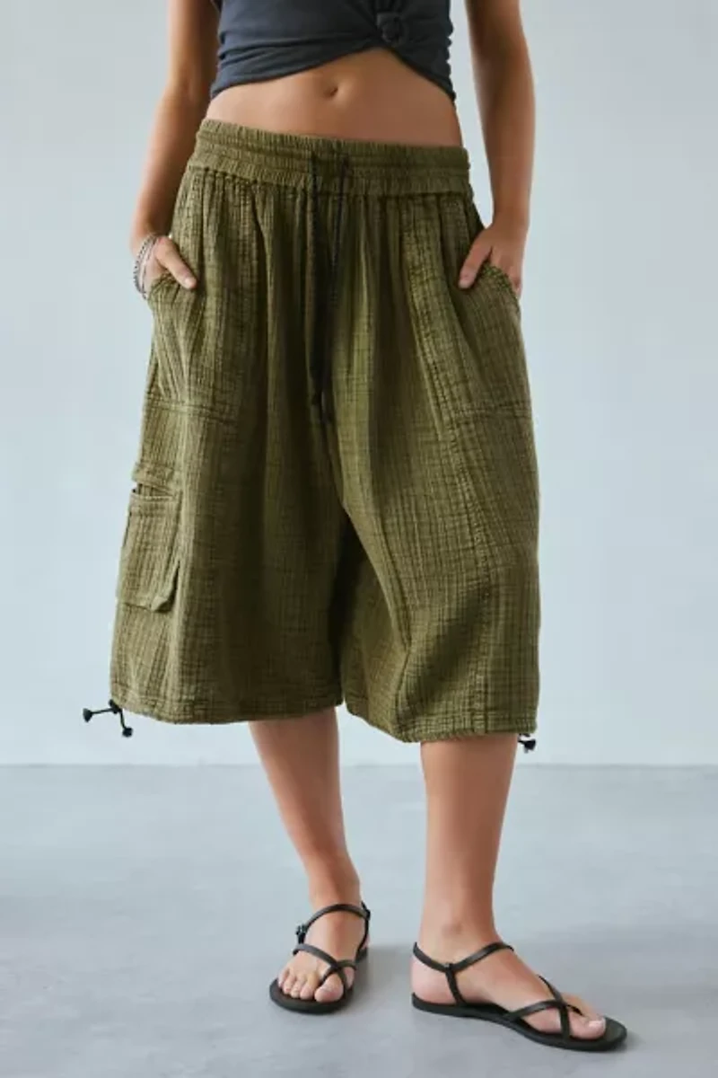 Out From Under Cabot Cotton Gauze Side-Tie Jort