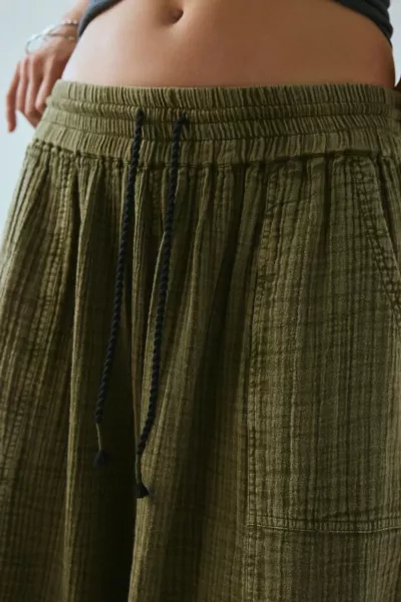 Out From Under Cabot Cotton Gauze Side-Tie Jort