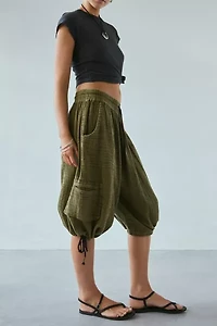 Out From Under Cabot Cotton Gauze Side-Tie Jort