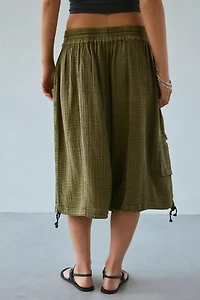 Out From Under Cabot Cotton Gauze Side-Tie Jort