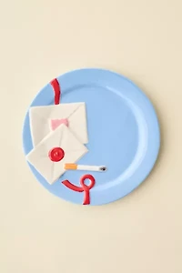 Lana Sculpted Ceramic Dinner Plate