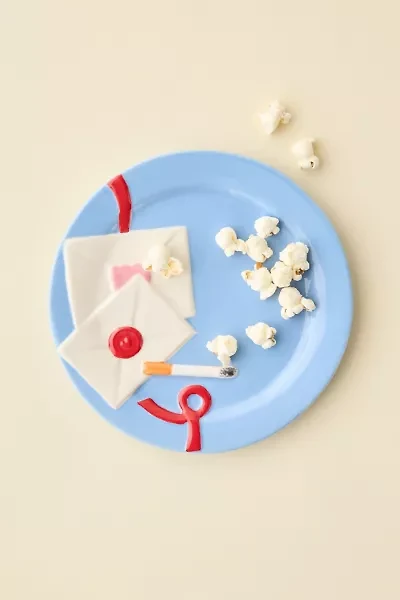 Lana Sculpted Ceramic Dinner Plate
