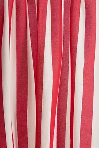 Striped Patterned Café Curtain Set
