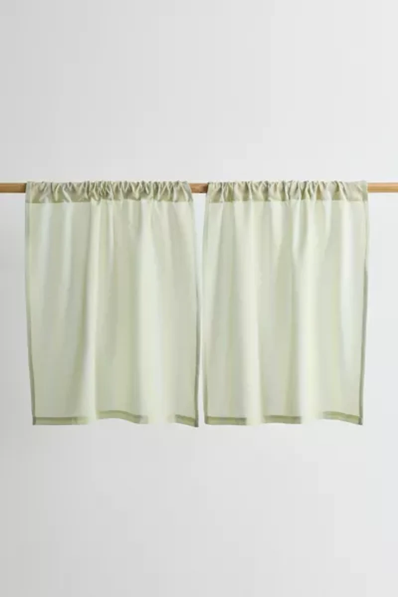 Striped Patterned Café Curtain Set