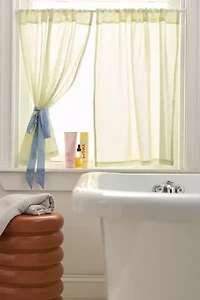 Striped Patterned Café Curtain Set