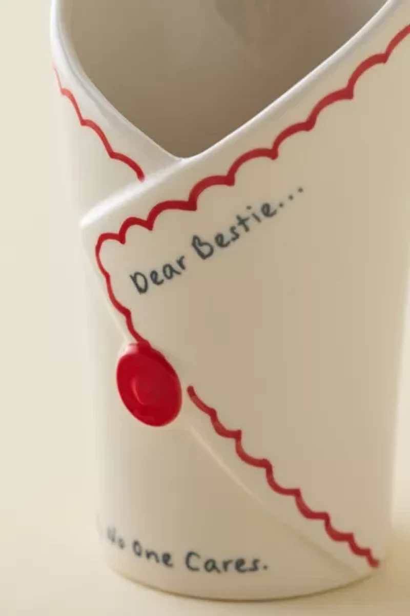 Dear Bestie Ceramic Vase