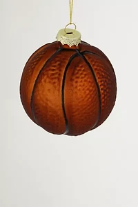 Basketball Glass Ornament