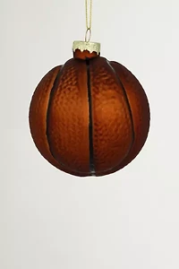 Basketball Glass Ornament
