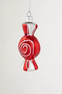Peppermint Candy Glass Ornament