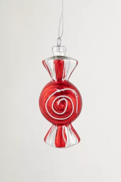 Peppermint Candy Glass Ornament