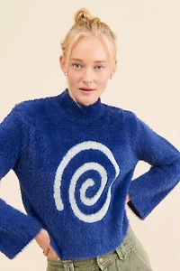 Lisa Says Gah Ebba Mock Neck Sweater