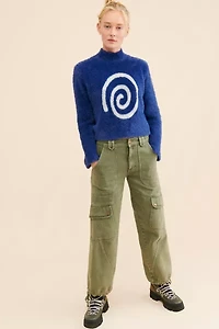 Lisa Says Gah Ebba Mock Neck Sweater