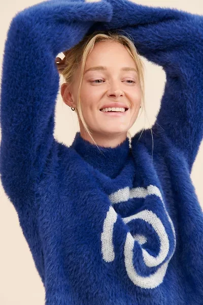 Lisa Says Gah Ebba Mock Neck Sweater