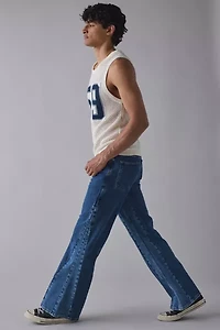 BDG Slacker Patch Panel Relaxed Flare Jean