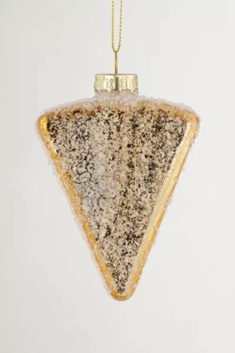Slice of Cake Glass Ornament