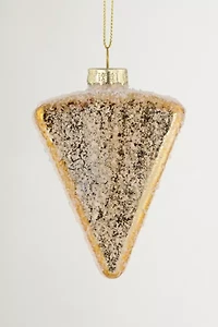 Slice of Cake Glass Ornament